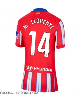 Günstige Atletico Madrid Marcos Llorente #14 Heimtrikot Damen 2024-25 Kurzarm